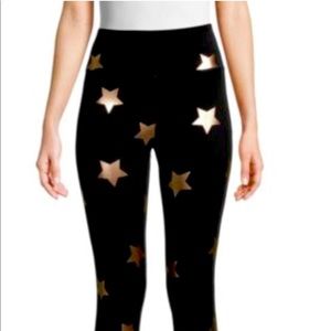 NWT Nanette Lepore Tonal Star Leggings